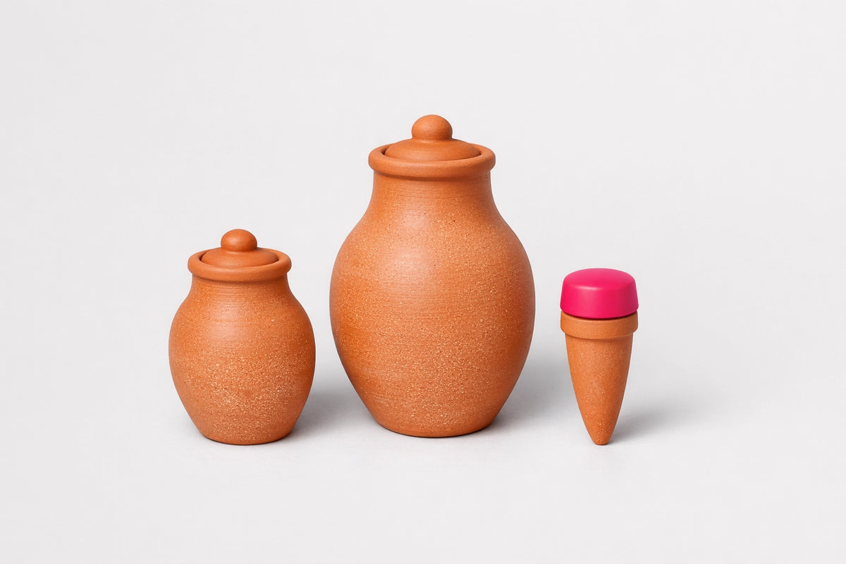 Vasi in terracotta per irrigazione
