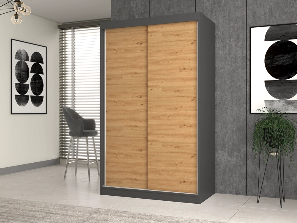 Armadio IGA 120b antracite artisan guardaroba