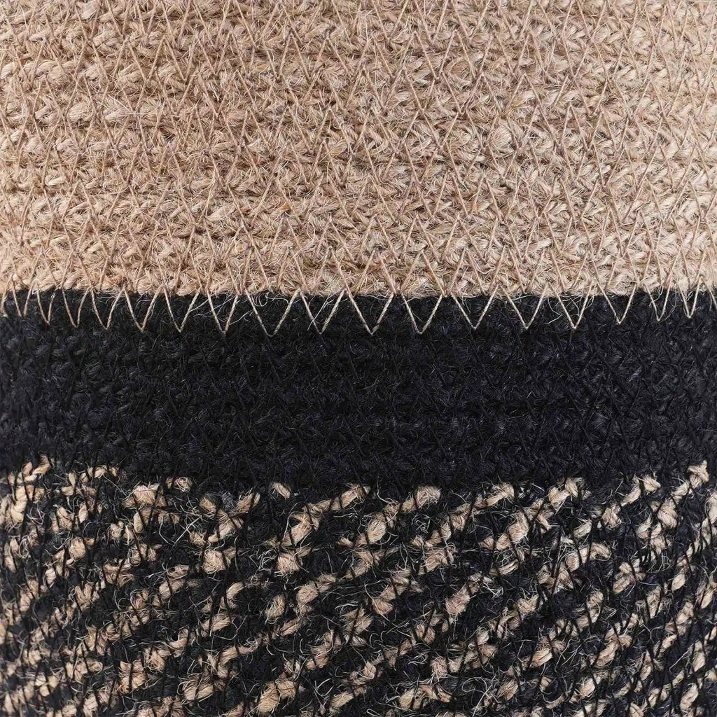2 pz Set di Fioriere | Cassetta per fiori | Vasi per Piante Naturale e Nero ? 21 x 21 cm