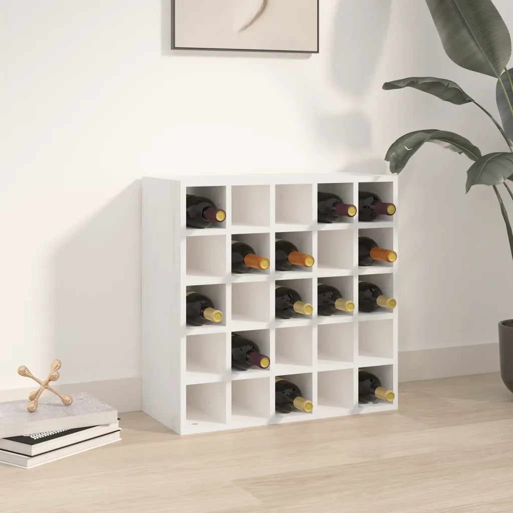 Mobiletto per vino bianco 56x25x56 cm in legno massello di pino CFW6964346