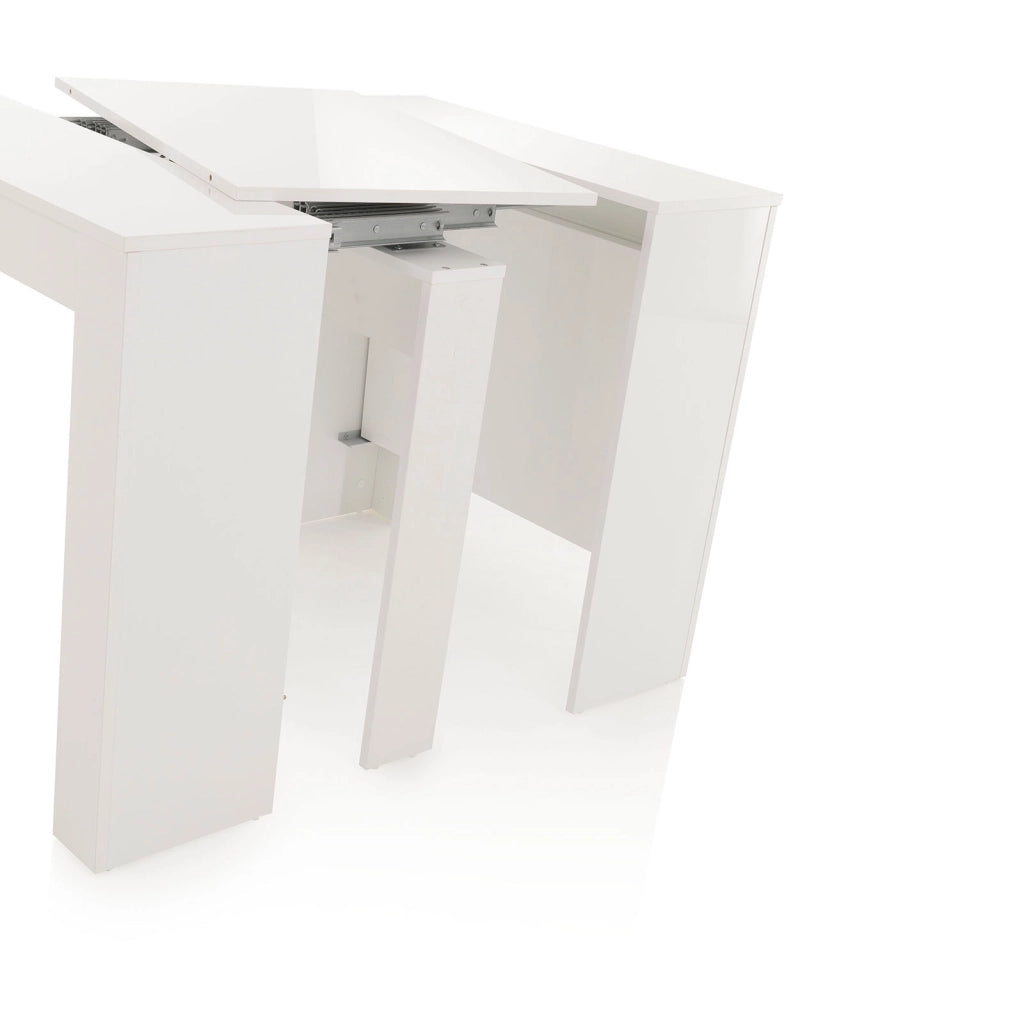 Consolle allungabile GLAM bianco lucido