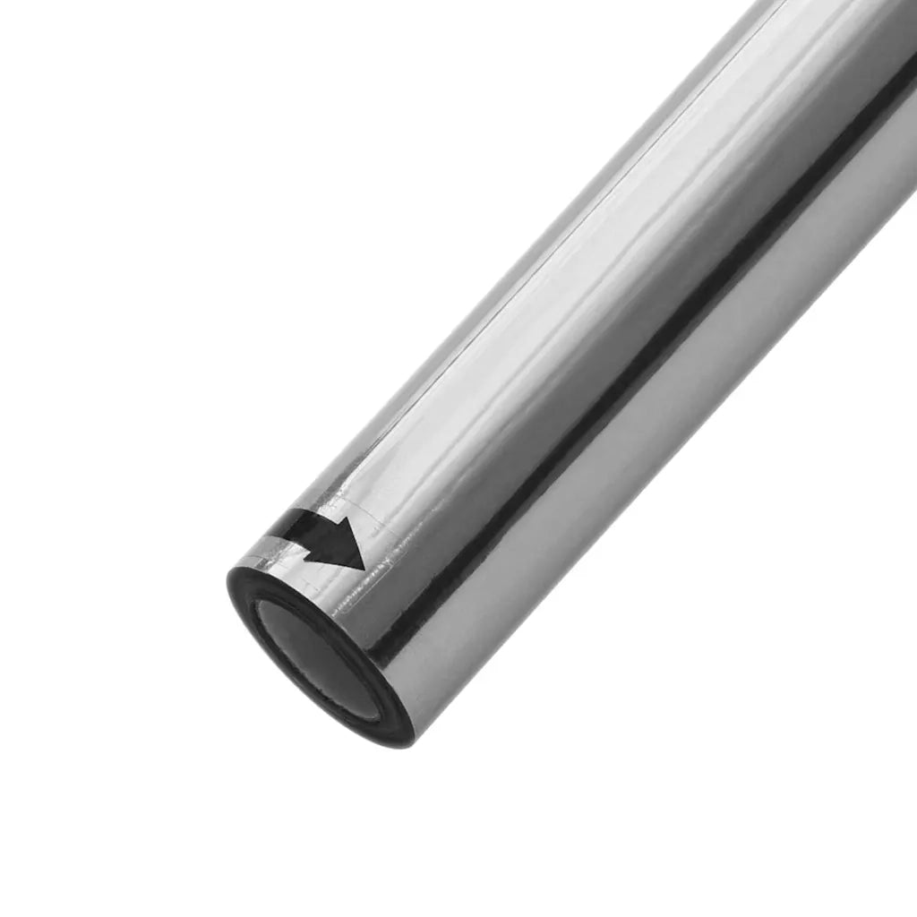 Pellicola per Finestra Solare Riflettente Statica Argento PVC 3394733