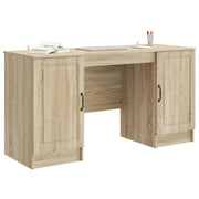 Scrivania | Tavolo da Ufficio Rovere Sonoma 142,5 x 50 x 75 cm Legno ingegnerizzato