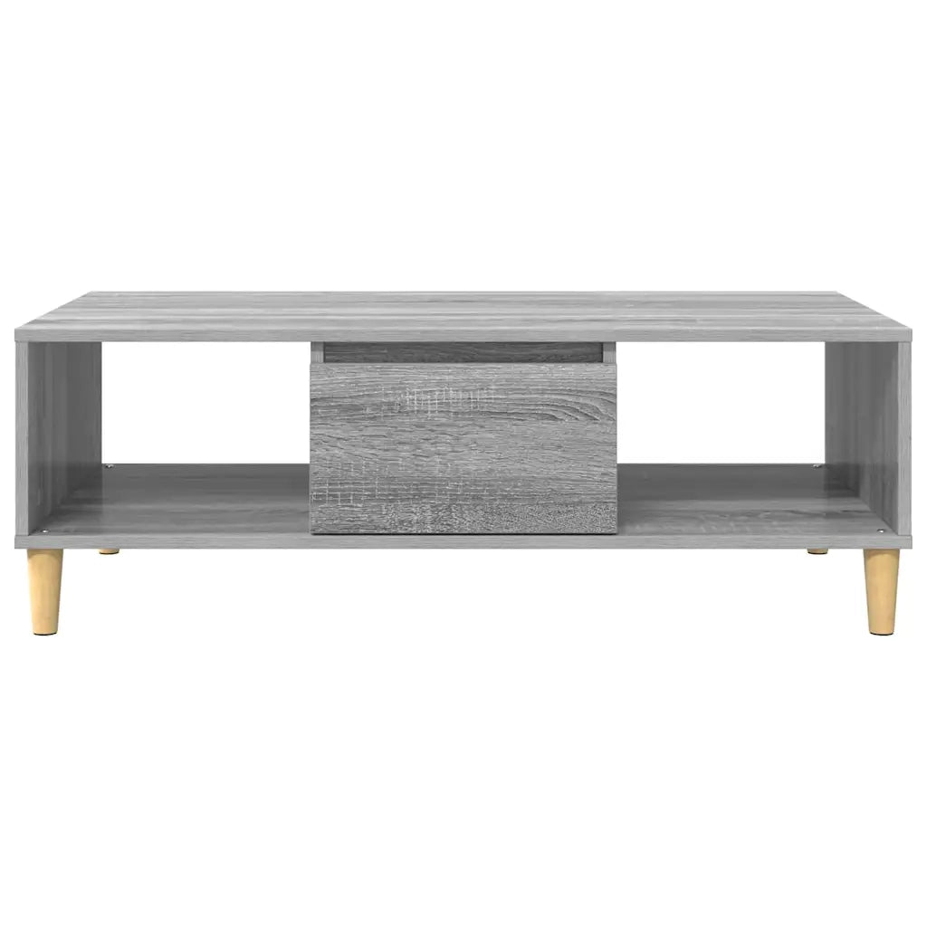 Tavolino da Salotto-Tavolino da soggiorno-Tavolo Grigio Sonoma 103,5 x 60 x 35 cm