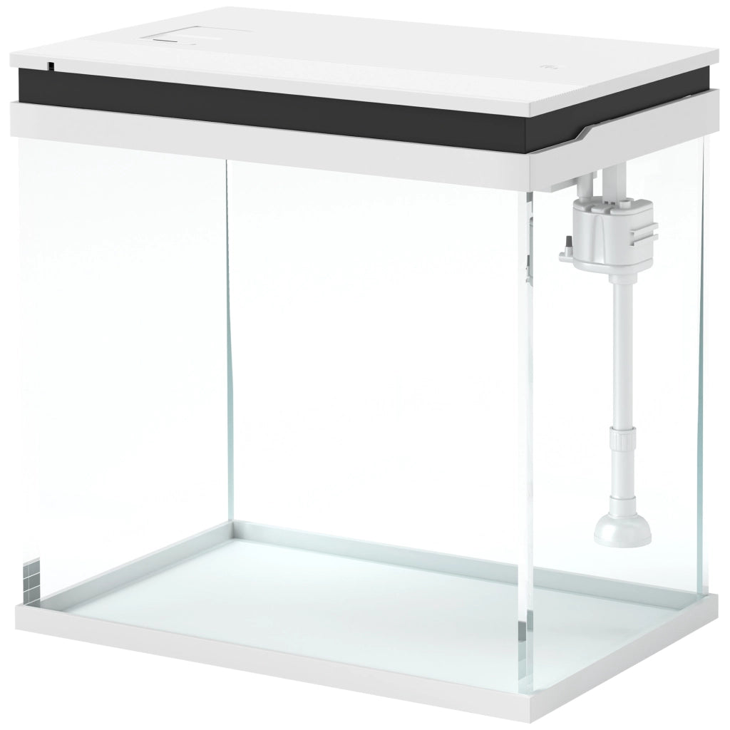 Acquario con Filtro e LED ¨C Xylo ¨C 26L 38x26x38 cm Bianco