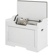 Panca Contenitore in Legno con Cuscino ¨C zephmum ¨C Bianco 75x40x56
