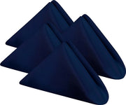 Serviette da tavola [24 Pac, Blu] 43x43cm, 100% Poliestere Serviette da tavola con Orlo a Rilievo, Serviette lavabili Ideali per Feste, Matrimoni e Cene