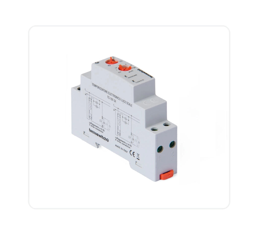 TEMPORIZZATORE ELETTRONICO PER LUCI SCALA 1 Modulo - EC ELETTROCANALI