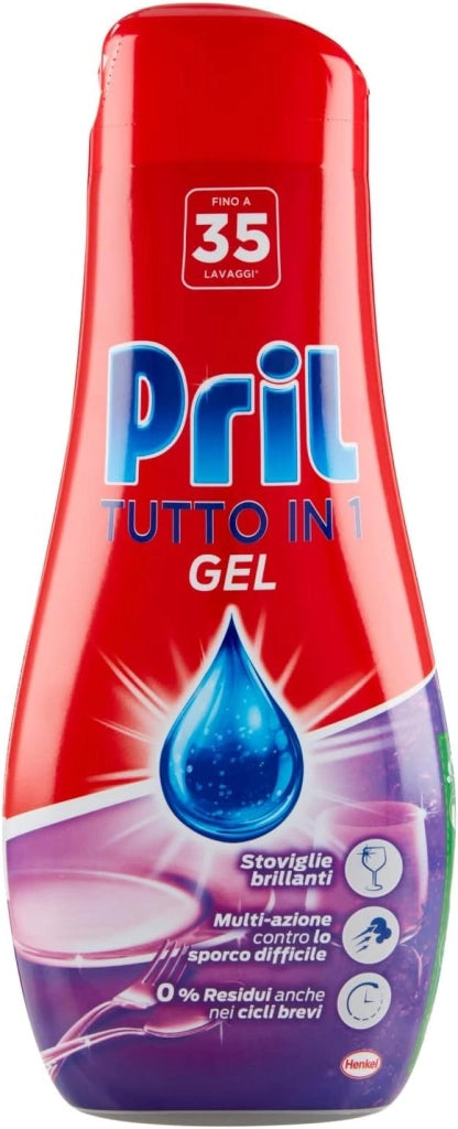 PRIL GOLD GEL PER LAVASTOVIGLIE IN FORMATO DA 630ML CLASSICO