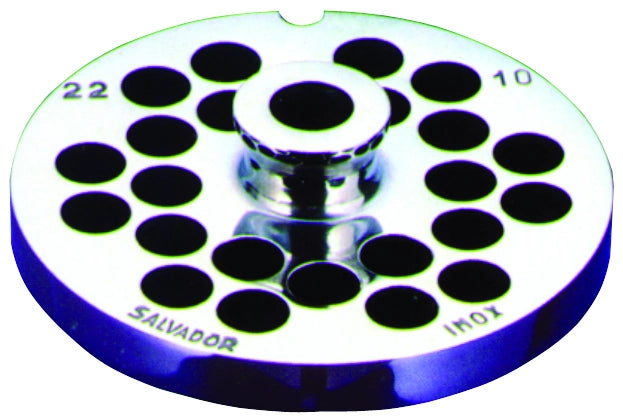 TRAFILA PER TRITACARNE Inox per PORKERT e REBER n° 22 ( EE ? 16 - 8 fori)