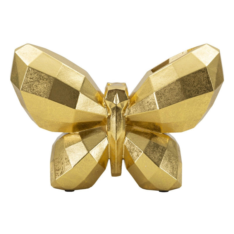 Vaso Butterfly Gold cm 22,5x8x15