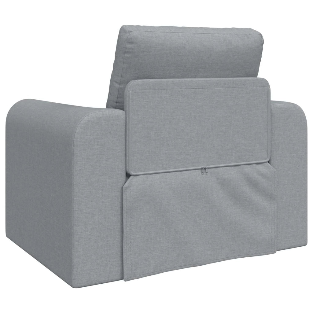 Divano letto Grigio chiaro 98 x 71 x 83 cm Tessuto 4106655