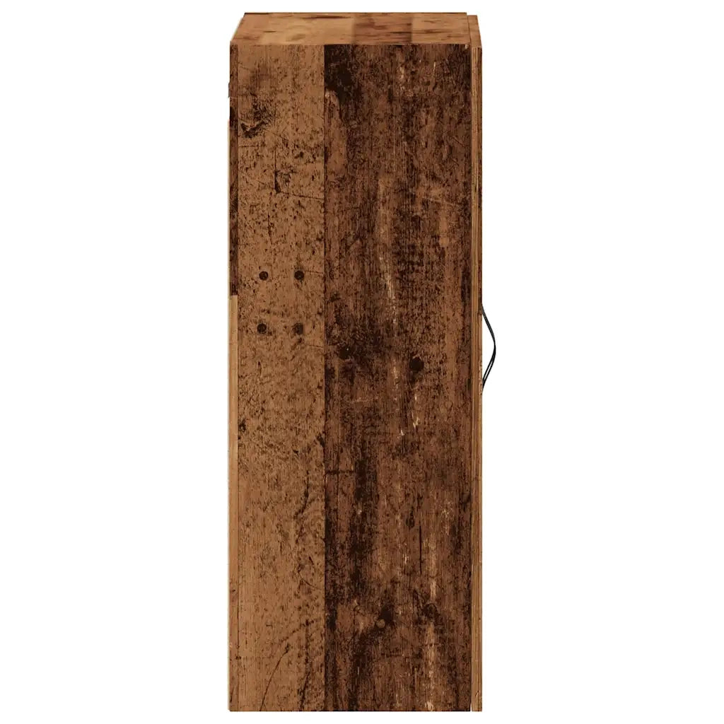 Armadietto a Muro | Mobile a Parete Legno Antico 69,5x34x90 cm in Truciolato