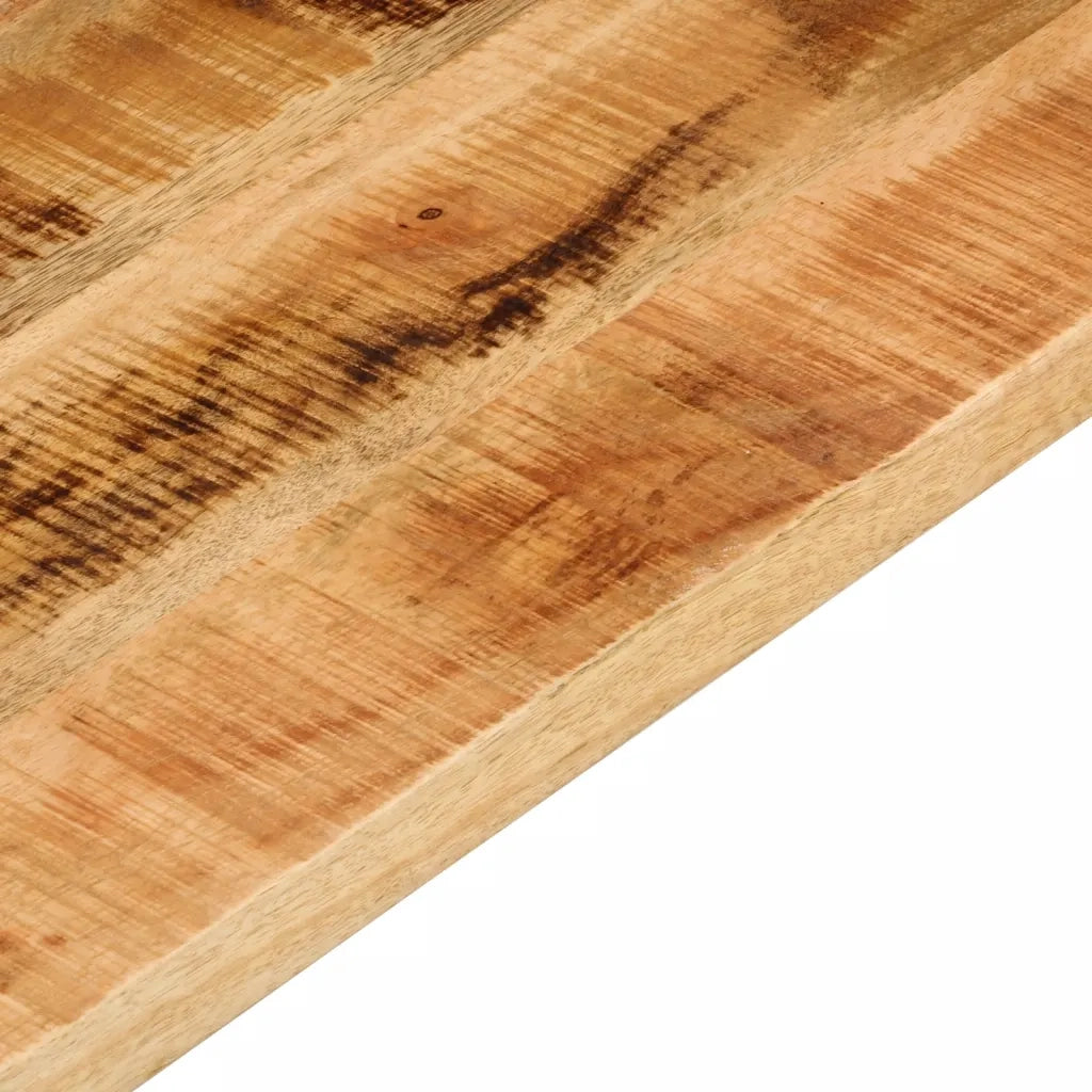 Piano per Tavolo 110x30x2,5cm Rettangolare Legno Mango Grezzo 371298