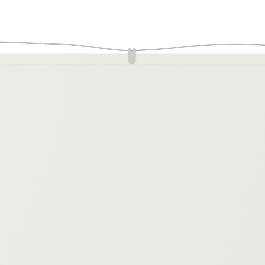 Tenda da sole verticale 140 x 600 cm tessuto oxford bianco 02_0007564