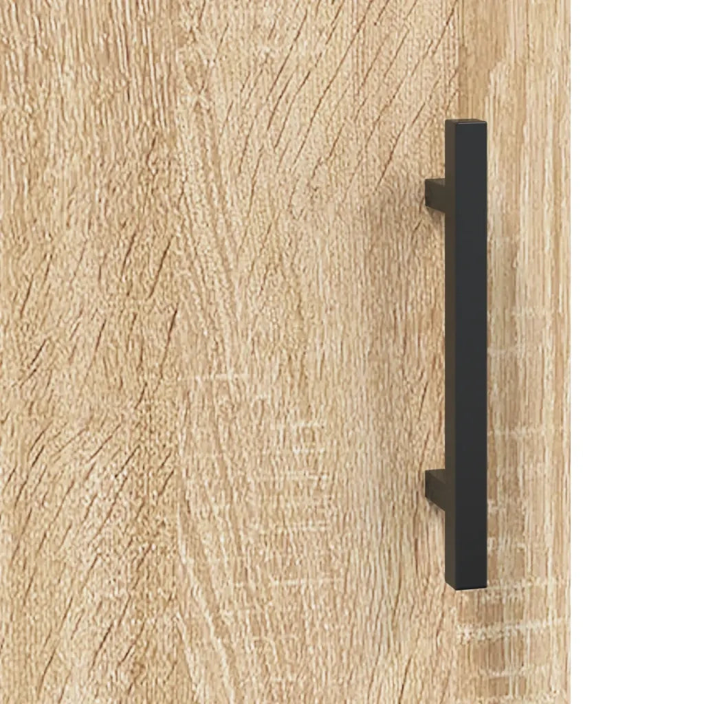 Credenza Rovere Sonoma 90x34x80 cm in Legno Multistrato 828135