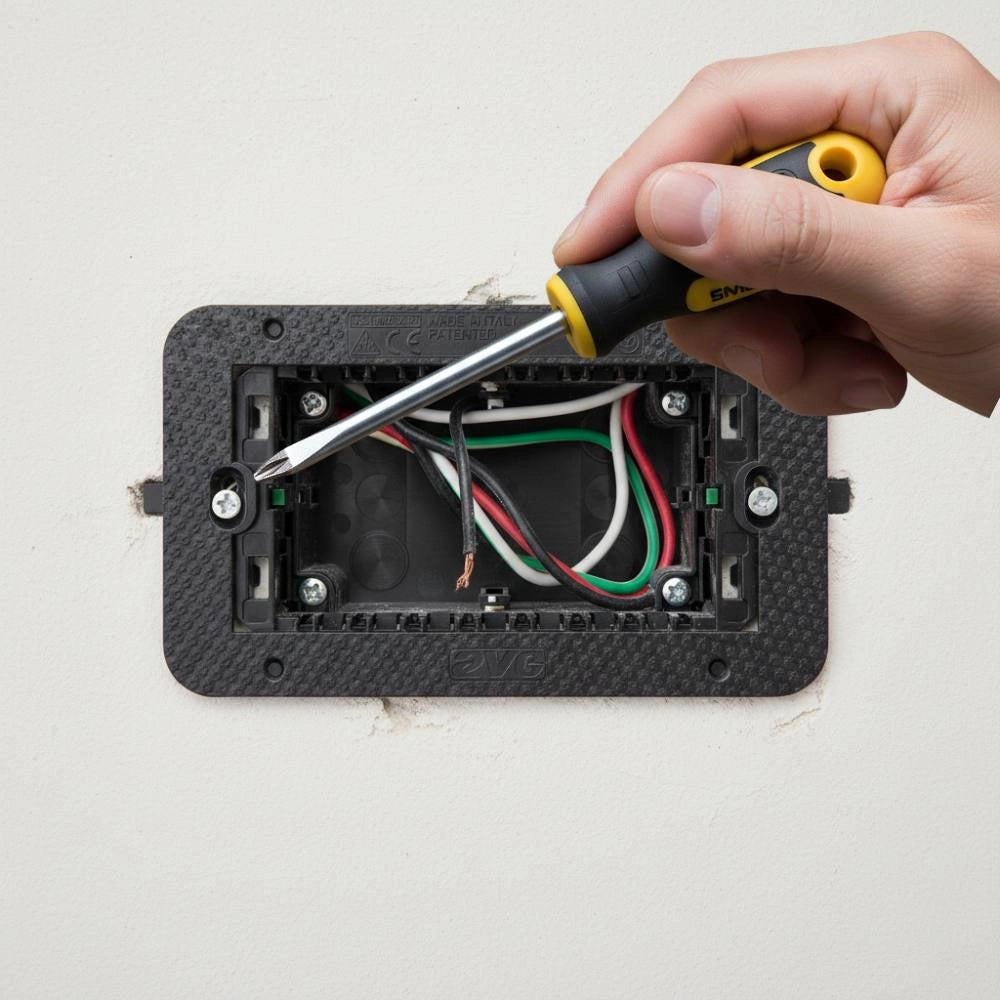 Supporto da incasso per moduli smart 44 per impianti elettrici *** numero posti 4 moduli, confezione 1