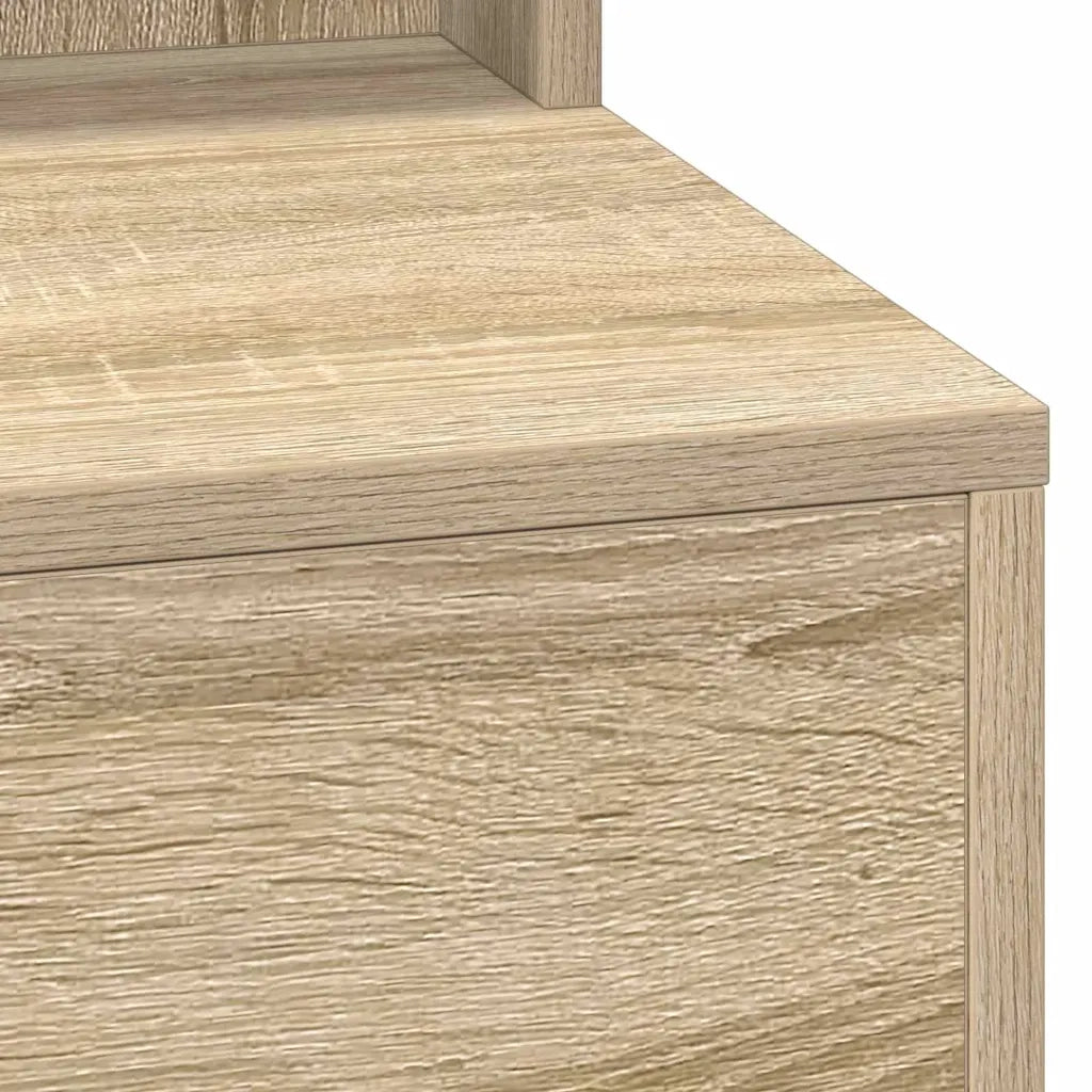 Toeletta | Tavolo da Trucco con lo scaffale Rovere Sonoma 50 x 41 x 135 cm