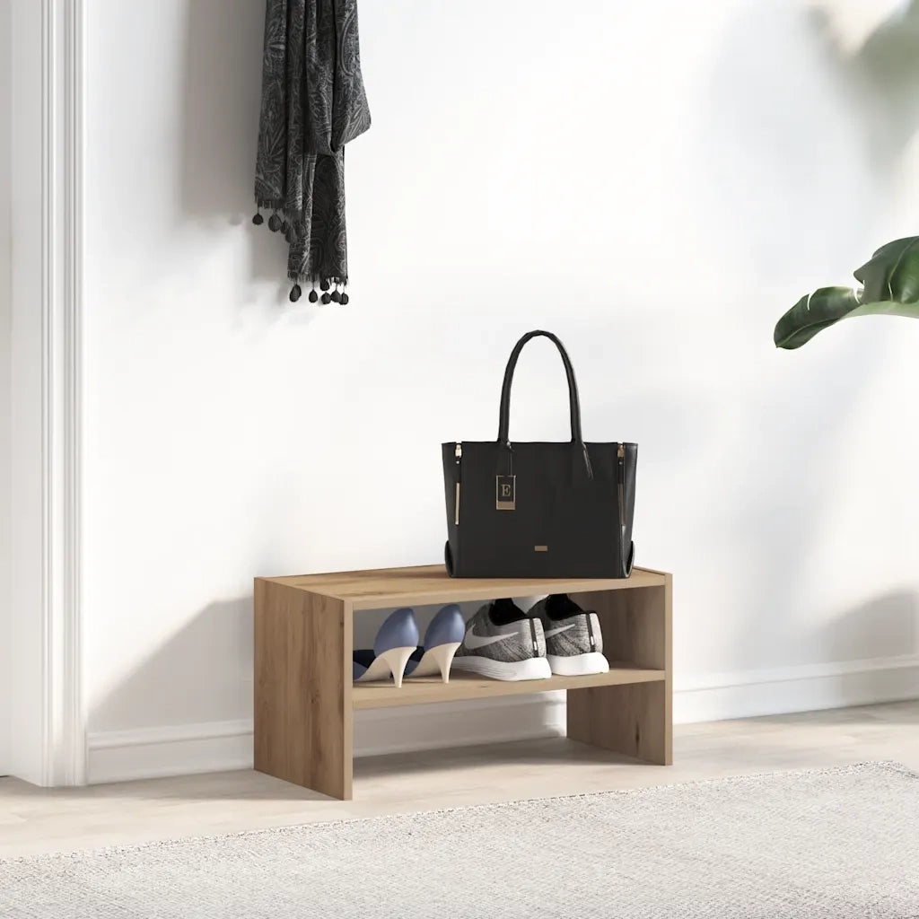 Scarpiera | Mobile per scarpe Impilabile Rovere Artigianale 60x30x30,5 cm