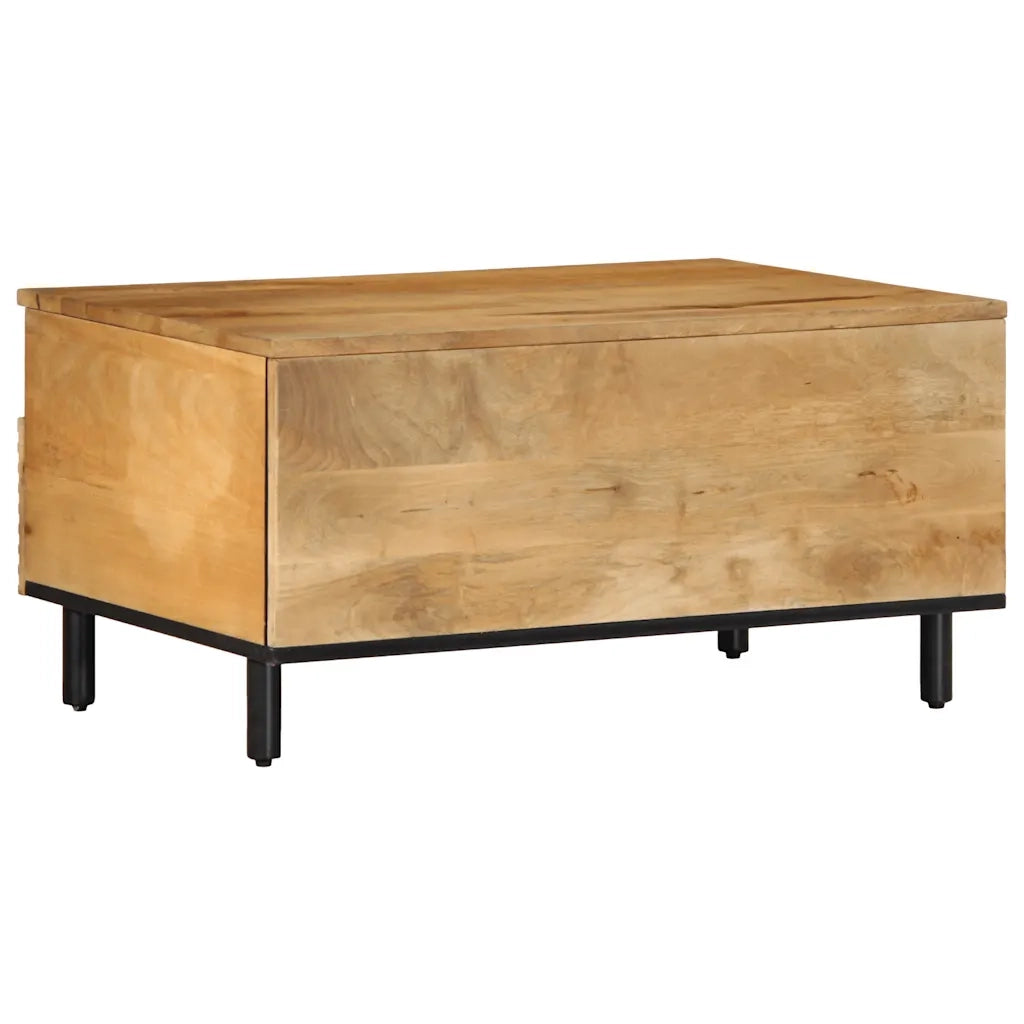 Tavolino da Salotto Marrone 80x54x40 cm Legno Massello di Mango 4017733
