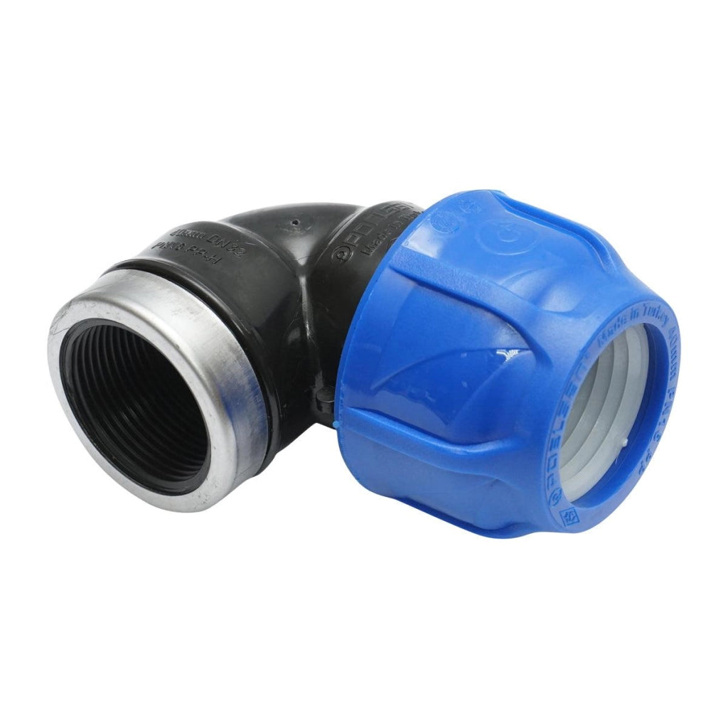 Gomito Compressione a gomito PN16-40mmx5/4" per sistemi di irrigazione RACCORDO/GIUNTO FEMMINA 40mmx5/4 Raccordo Compressione Manicotto Raccordo Compressione tubo irrigazione
