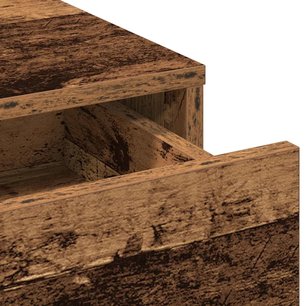 Toeletta | Tavolo da Trucco con cassetto Legno vecchio 50 x 41 x 140 cm
