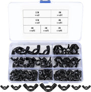 Set di 100 pezzi - Acciaio di carbonio - Elettronica - 100 pezzi Nero