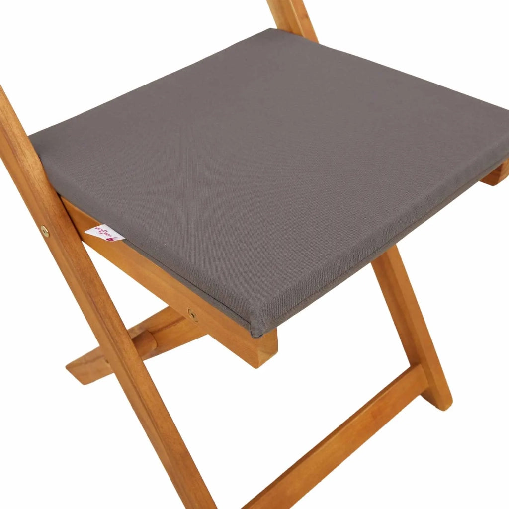 Sedie Bistro da Giardino 8 pz | Sedie da Esterno Grigio Scuro 40 x 53 x 80 cm