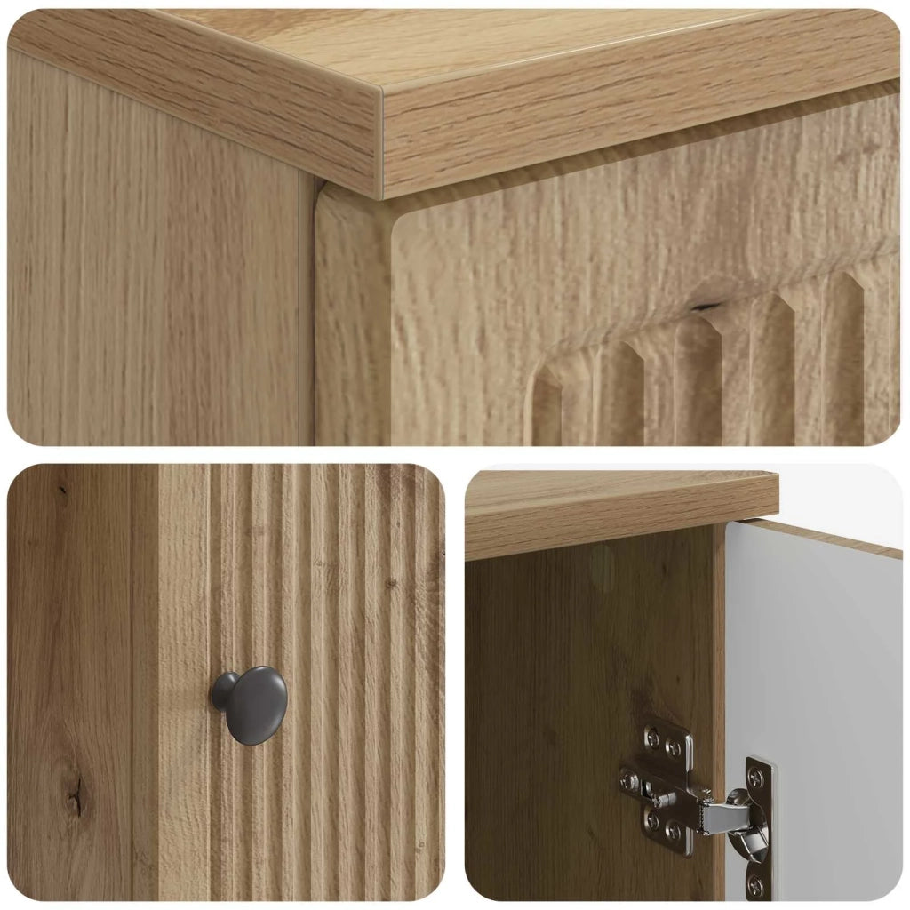 Scrivania | Tavolo da Ufficio Rovere Artigianale Legno ingegnerizzato