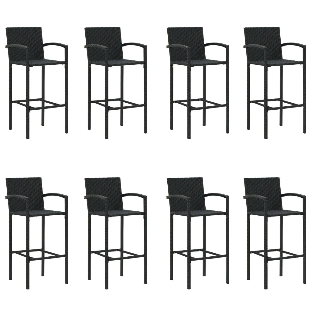 Set Bar da Giardino 9 pz Nero 3068020