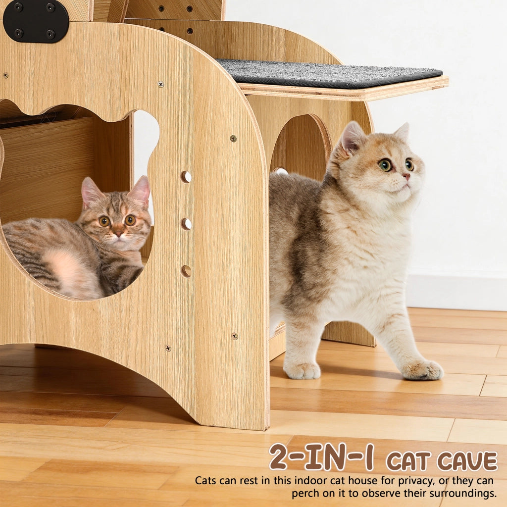 Ruota per gatti 6 in 1, ruota per esercizi per gatti, ruota per esercizi per gatti da interno migliorata, tapis roulant per gatti di grandi dimensioni