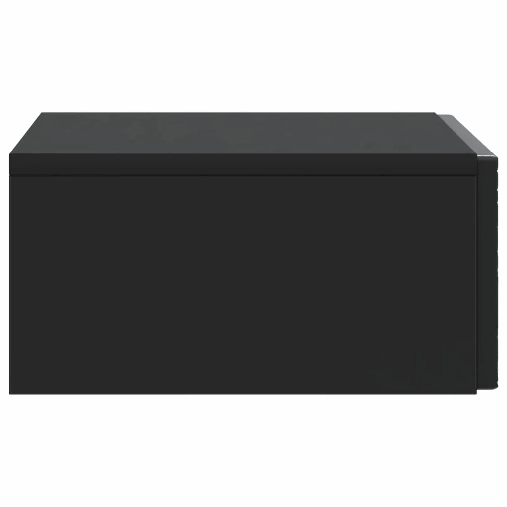 Tavolino da Parete Laterale Nero 59 x 34,5 x 17 cm 898826