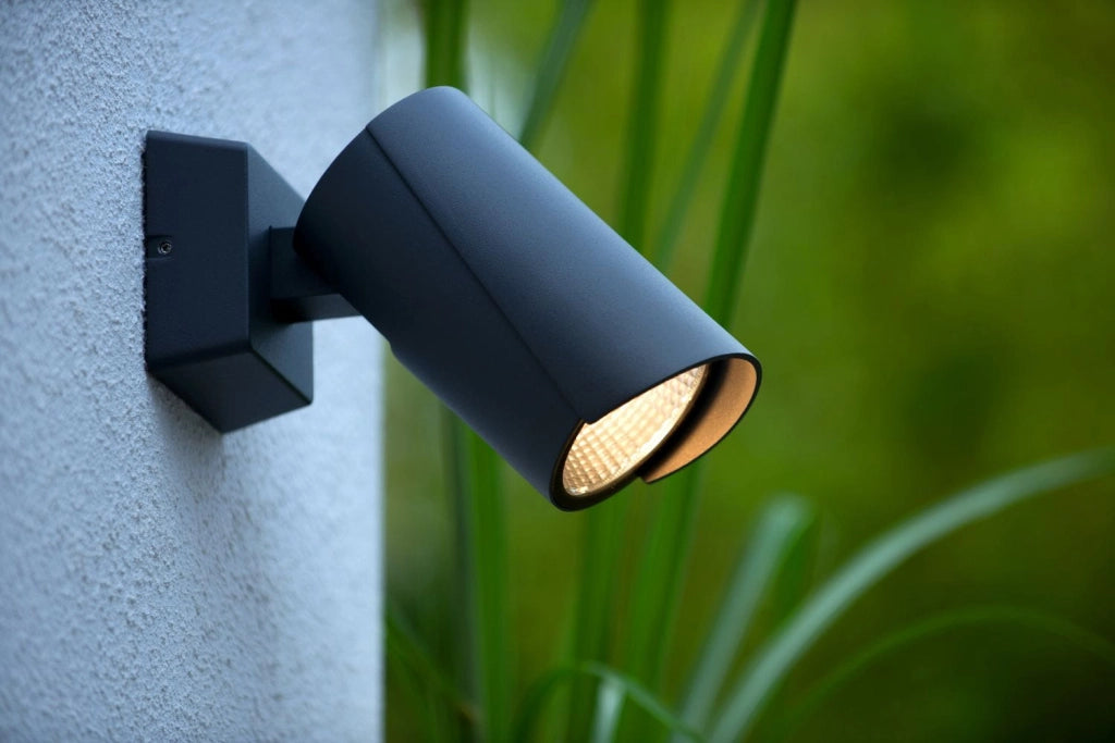 Applique Lucide Manal LED 12W 3000K nera IP65 988lm