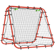 Rete da Allenamento Pieghevole Regolabile ¨C zephmum ¨C 100x95x90 cm Rosso