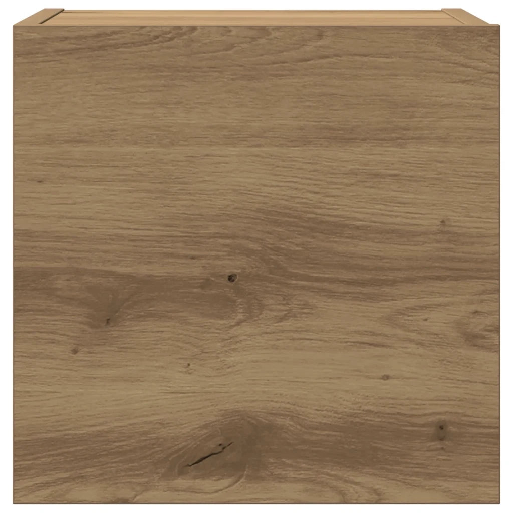 Set Mobile TV 5 pz | Armadietto TV | Mobile Porta TV Montato a Parete Rovere in Legno Multistrato