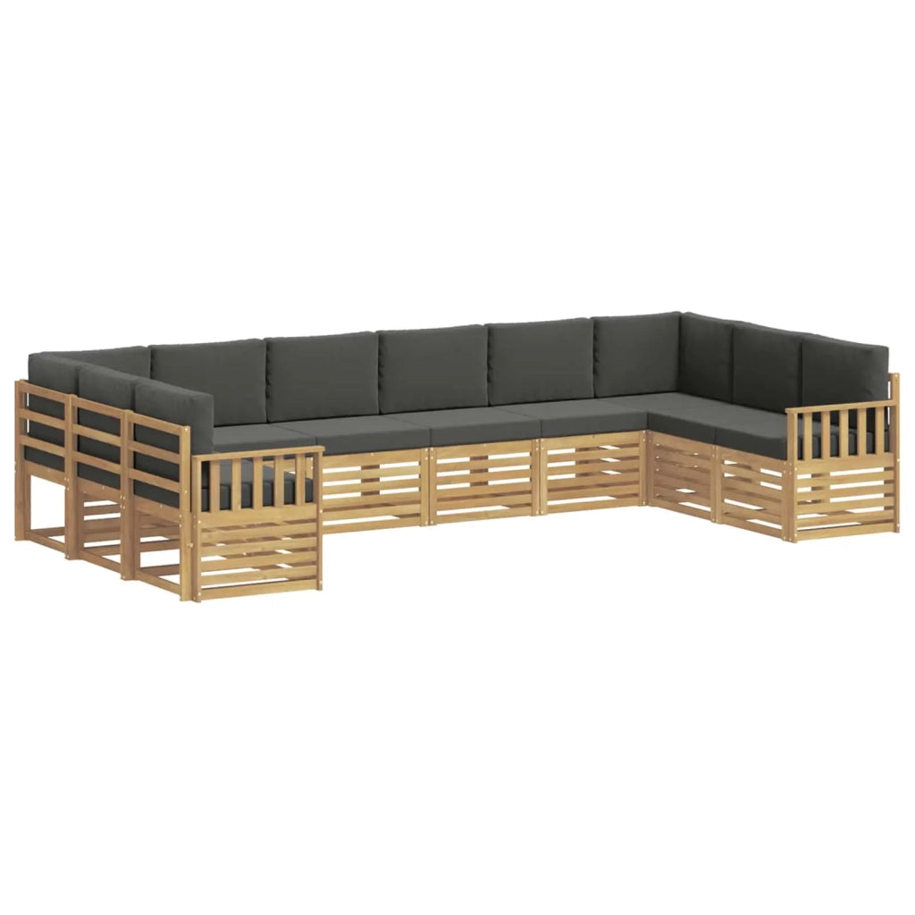 Set di divani da esterno 7 pcs Bianco e Antracite 3392577
