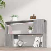 Libreria-Scaffale per Libri-Mobile di Stoccaggio Grigio Sonoma 100x24x63 cm in Legno Multistrato