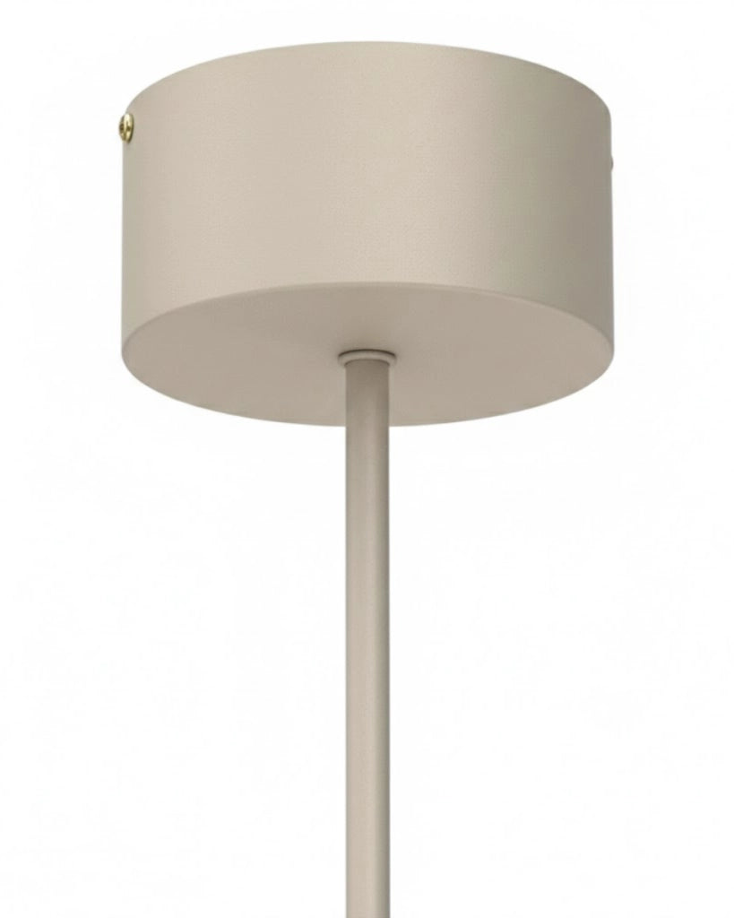 Lampada a sospensione Luminex Sparkle crema oro 4xE27