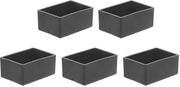 Copricapo gommoso per tubi - coprifilo per mobili - resistente e resistente allo scarto - 20 mm x 30 mm - coprifilo per gambe di tavoli - protezione da...