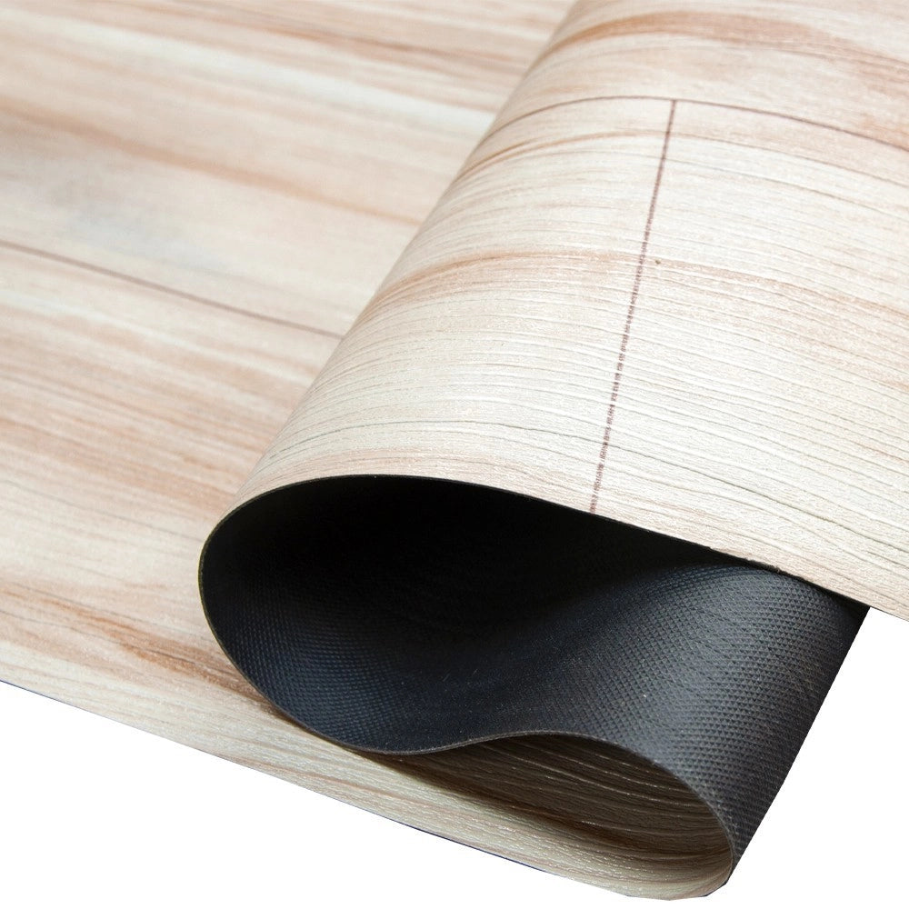 Pavimento PVC 140x300 Cm Rivestimento Rotolo Vinile 30 Misure Design Legno Parquet Venato Dis A