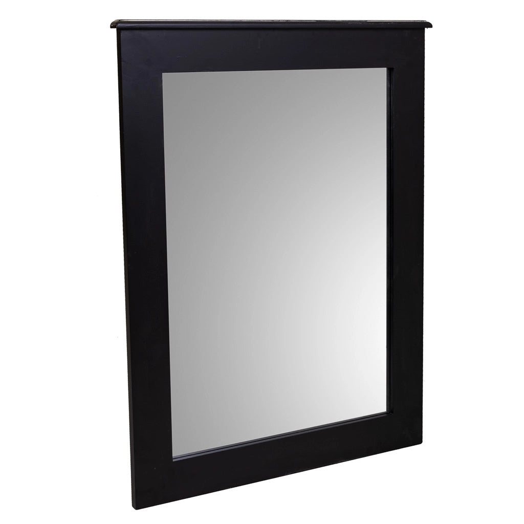Specchio in legno nero 70x03x90h