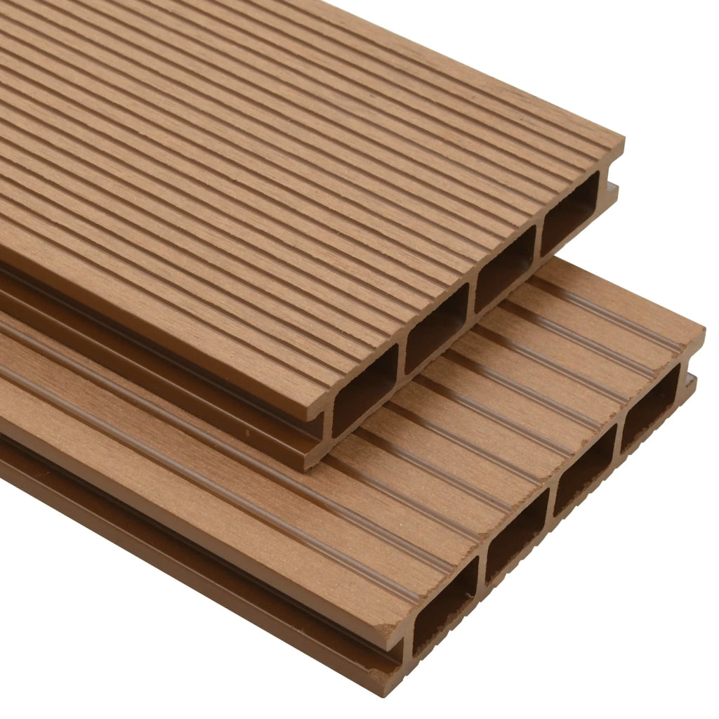 Pavimento da Deck 56 pcs Teak riciclato WPC 3444802