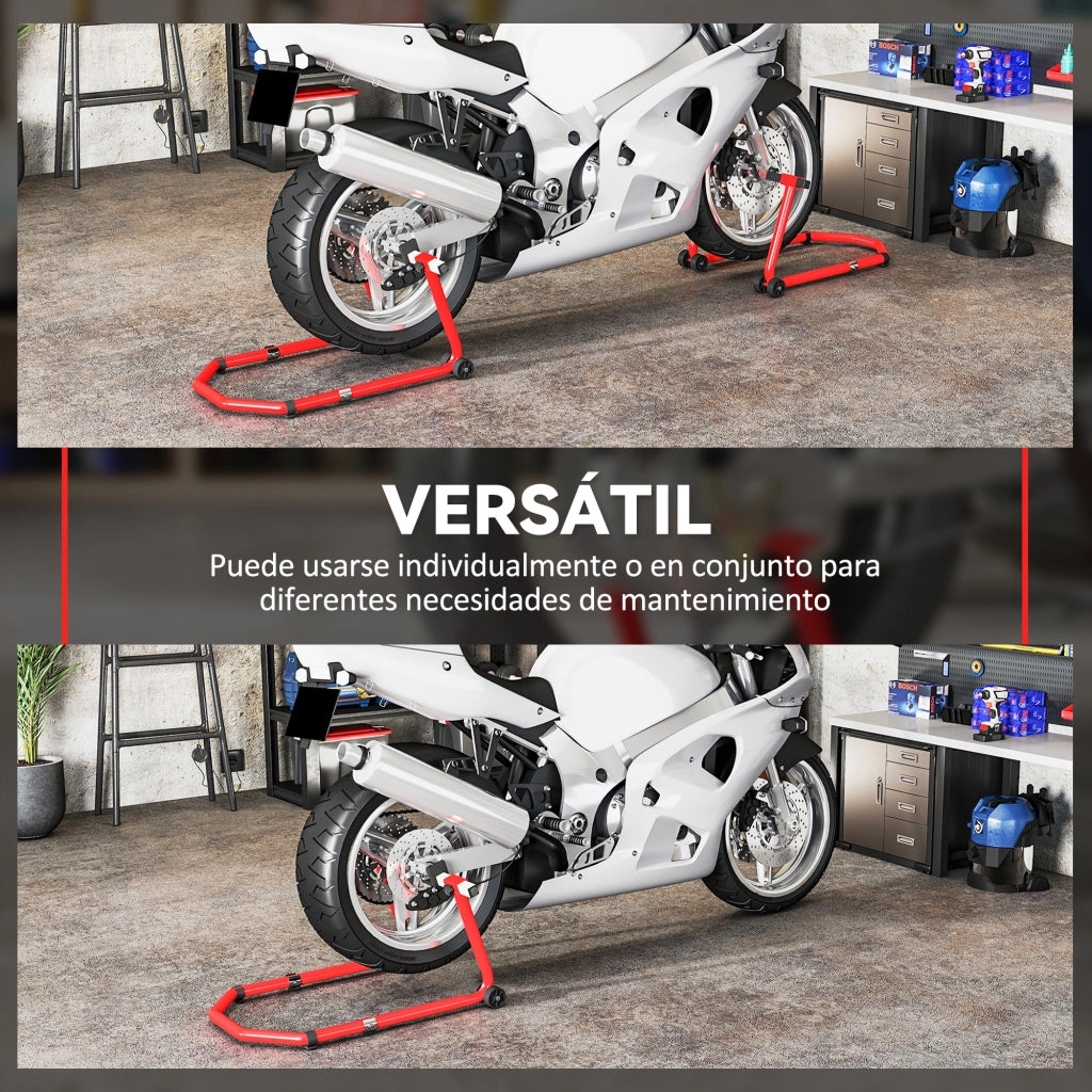 Supporto Ruota Motocicleta Anteriore e Posteriore ¨C zephmum ¨C Grigio