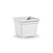 VASO QUADRATO CM.38  BIANCO- 1,0 pz