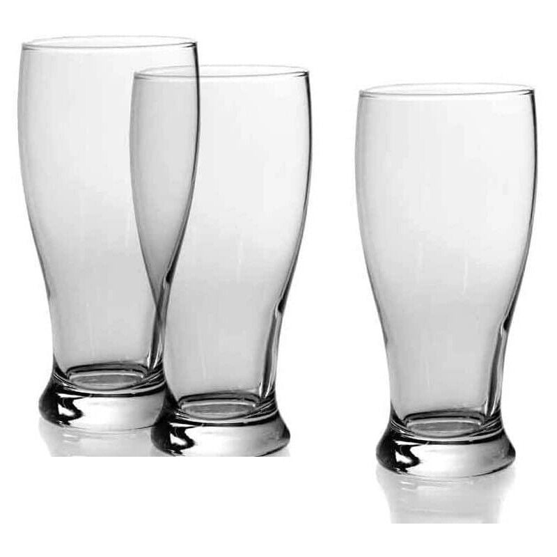 SET DA 3 PEZZI BICCHIERI PER BIRRA "BLONDE" 565CC 18X8 CM