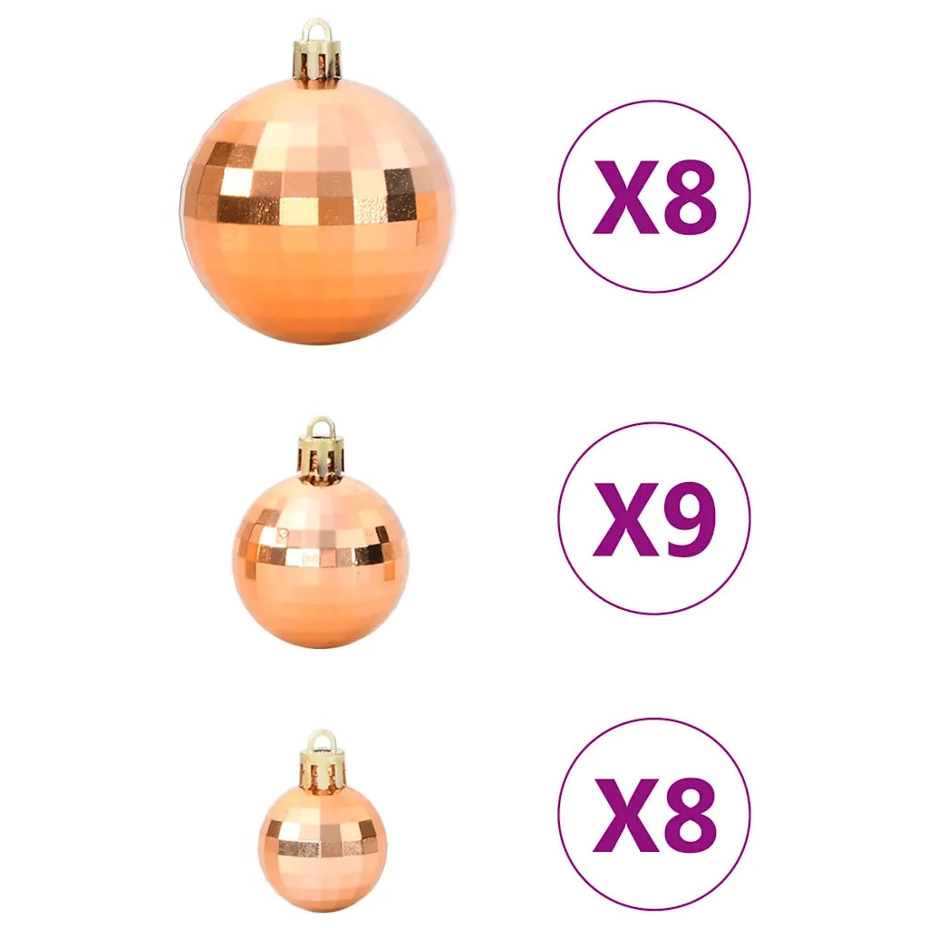 Palline di Natale 98 pz Rame Ø3/4/6 cm 4100015