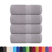 Asciugamani per ospiti FROGN 4 pz | Teli per bagno Grigio 30x50 cm 360 g/m2