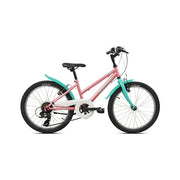 Bicicletta legnano 26l636 salmone e verde