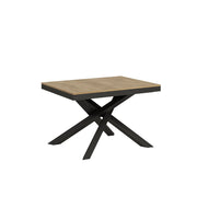 Tavolo allungabile 90x120/224 cm Volta Evolution Quercia Natura telaio Antracite