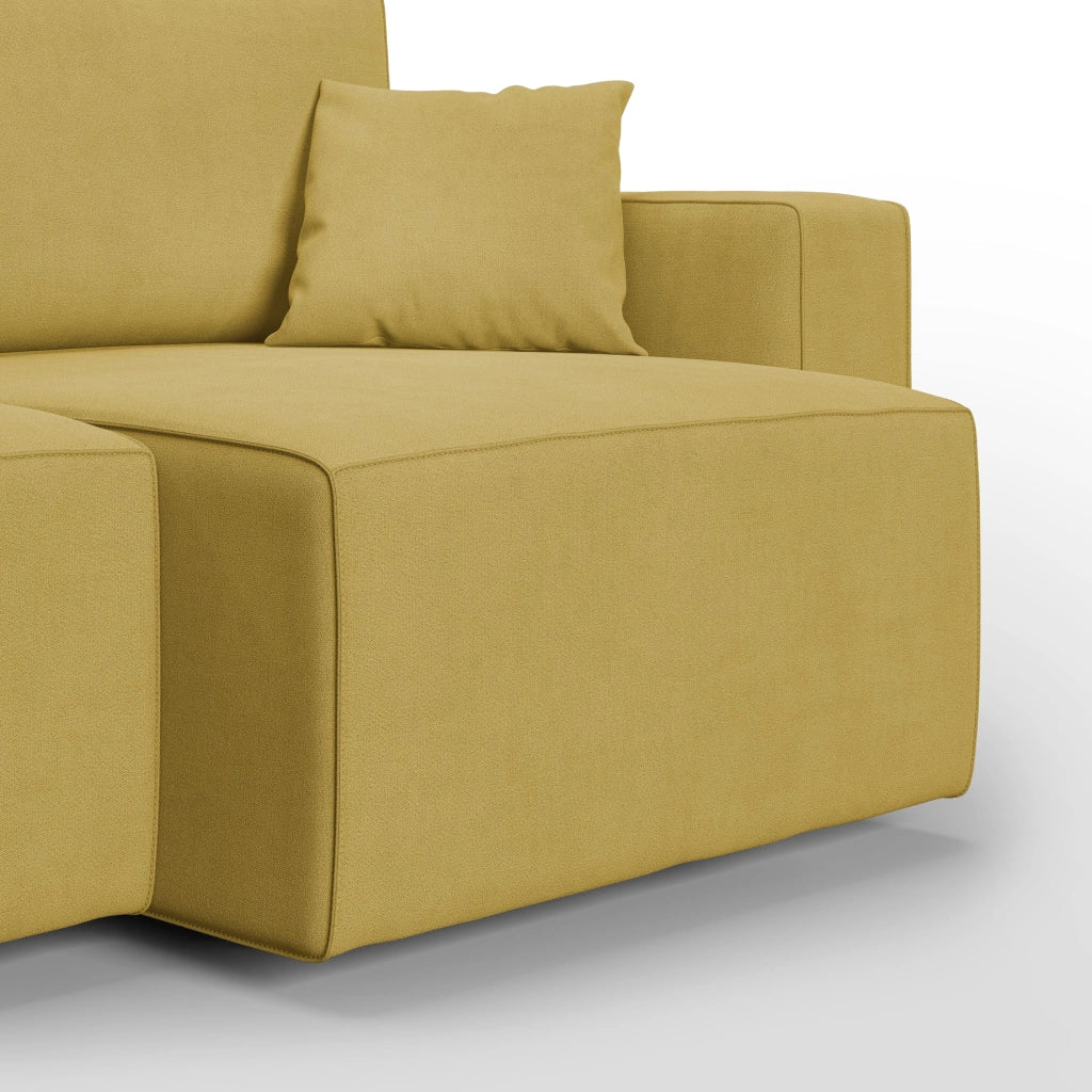 Morfeo Divano in tessuto impermeabile 180 cm  giallo